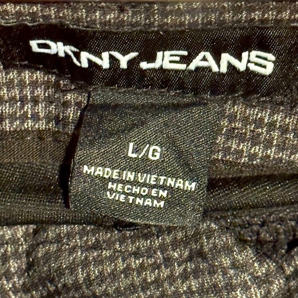 DKNY Jeans Black Gray Houndstooth Ponte Pants Sz L
Knit Career Office Dress NWT - Picture 10 of 10